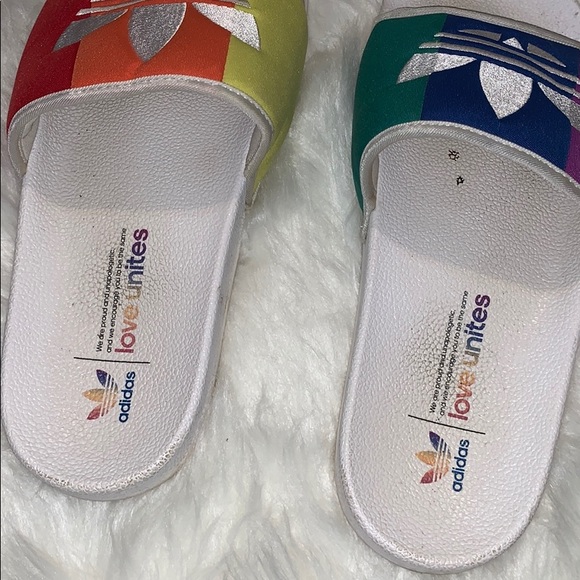 adidas Shoes | Love Unites Adidas Slides Men | Poshmark